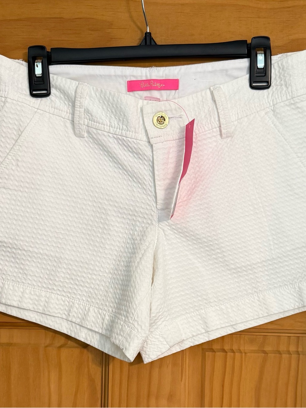 NWT White Callahan Lilly Pulitzer - Women's Textured Shorts